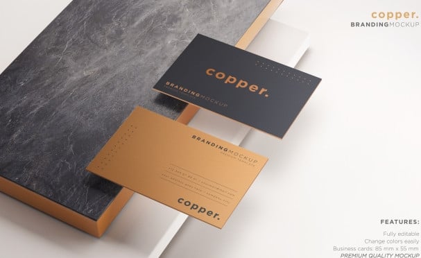 I will design minimal and elegant business cards