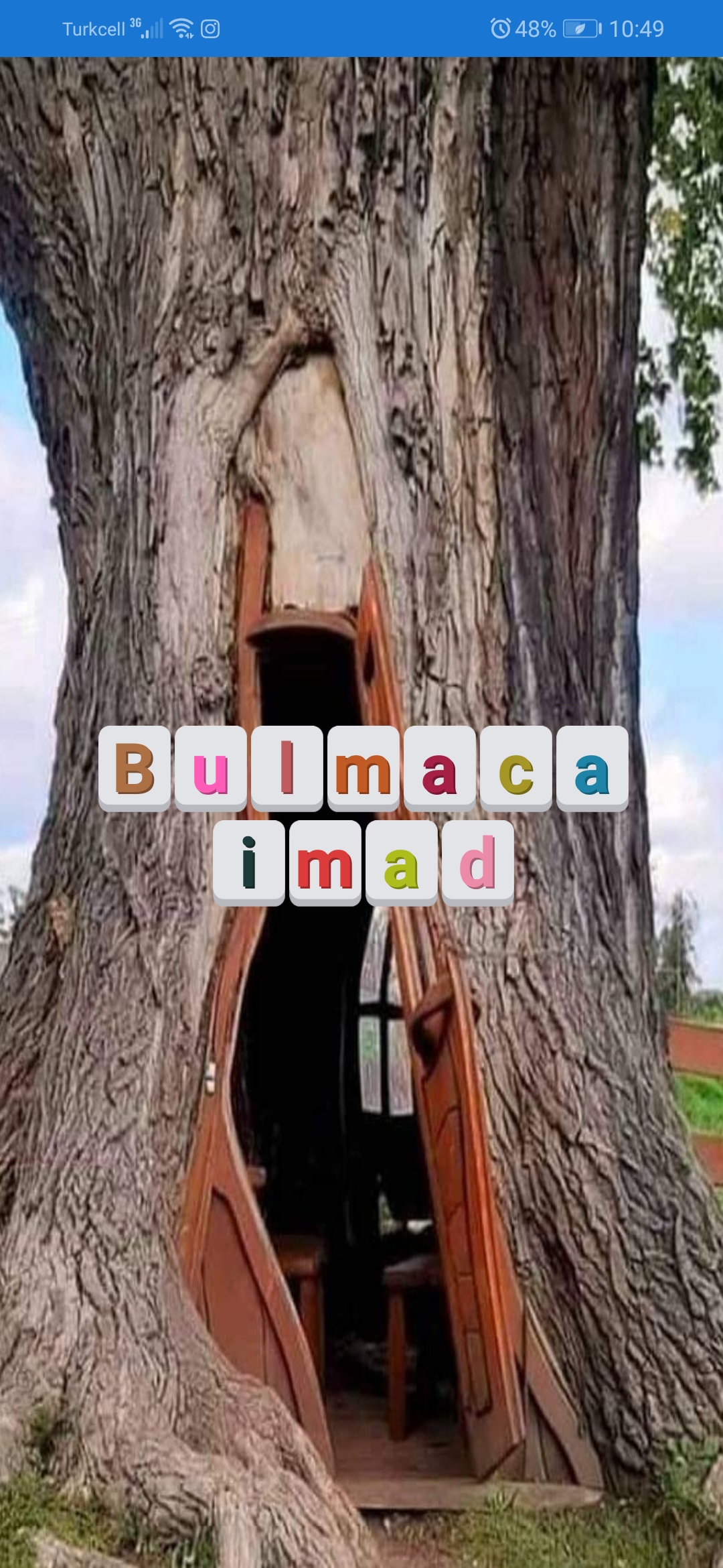 Android-based application design is a three-level crossword 