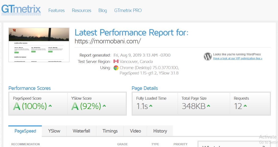 I will speed up your web pages with google page speed insight and gtmetrix