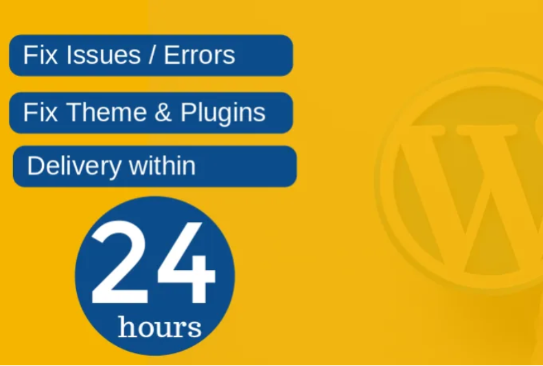 I will fix wordpress website issues, errors or problems