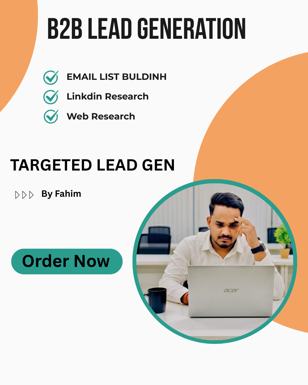 I Will Provide High-Quality B2B Lead Generation with Precision Data Entry for Any Industry