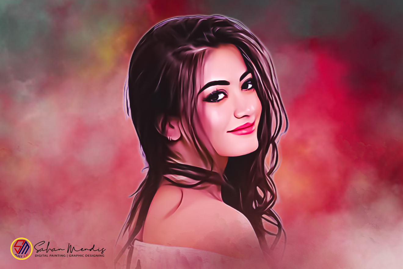 I will draw realistic digital oil painting for you