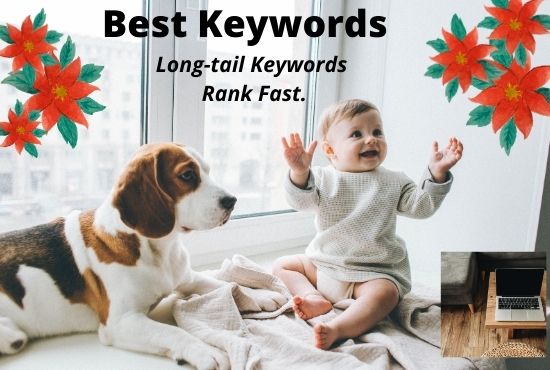 Long tail,low competitive keywords for you within 24 hours and suggest you the best.