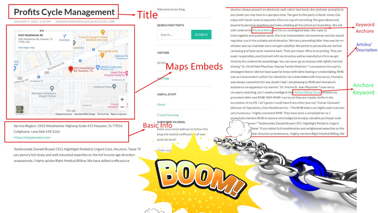 I will embed your google maps in 200 of web2 websites for local SEO rankings
