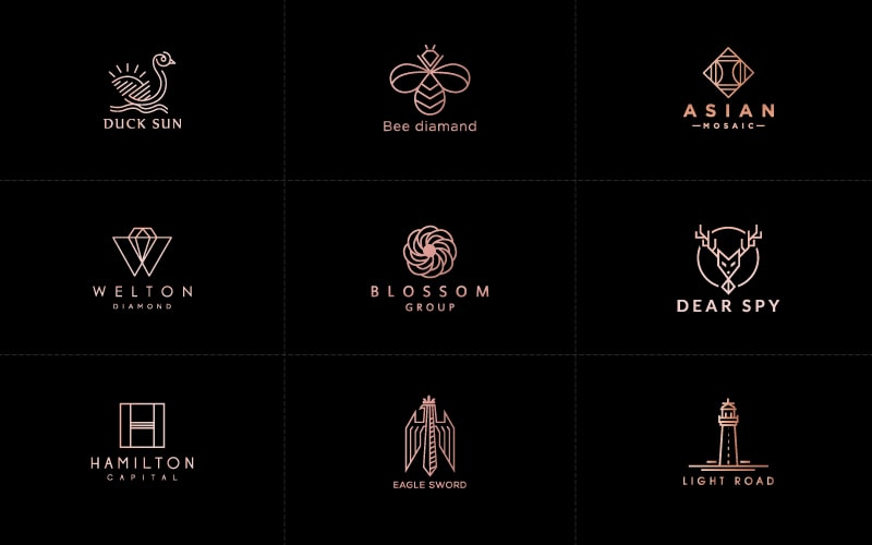 I will design creative lineart minimalist logo with source files