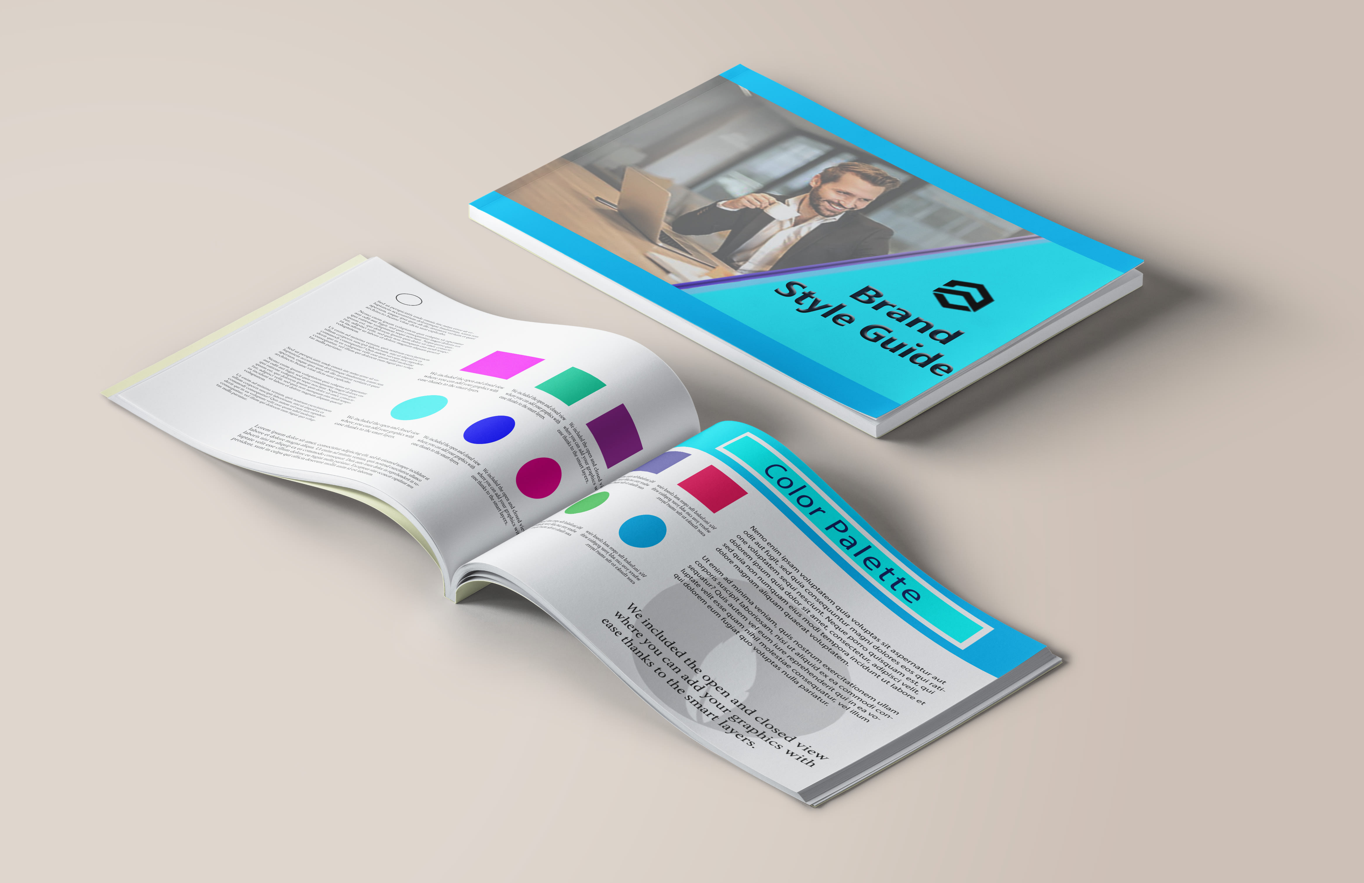 I will do unique brand manual book identity and brand style guide