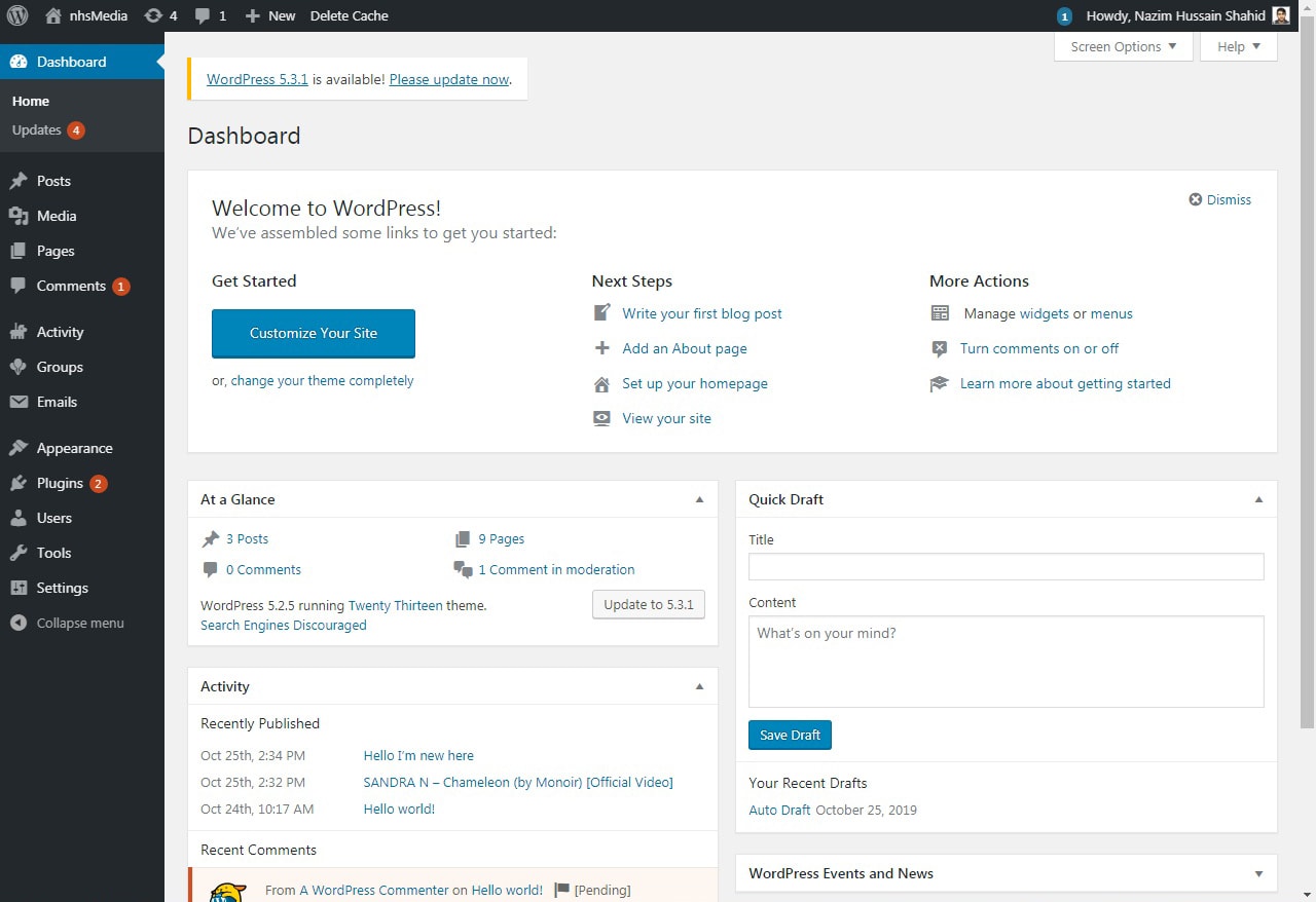 I will design and create a custom wordpress website