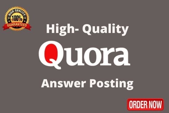 Guaranteed target traffic offer with 60 Quora answers