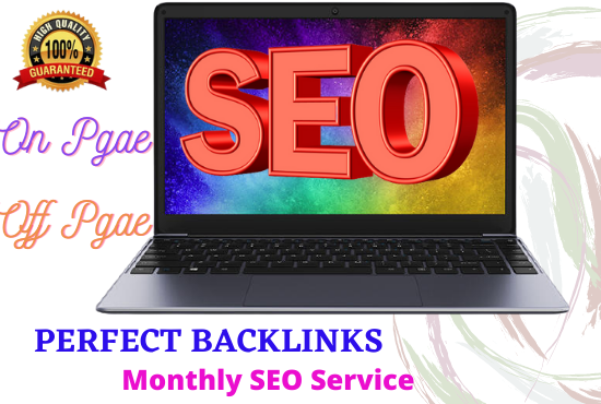 Monthly Off Page Seo Service for 4 Keywords Guaranteed Google First page ranking