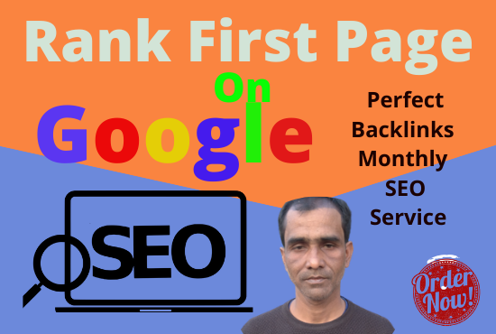Monthly SEO Service First Page Ranking with linkbuilding