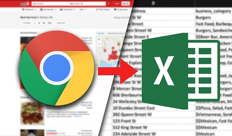 I will scrape google map data fore your business with email exal