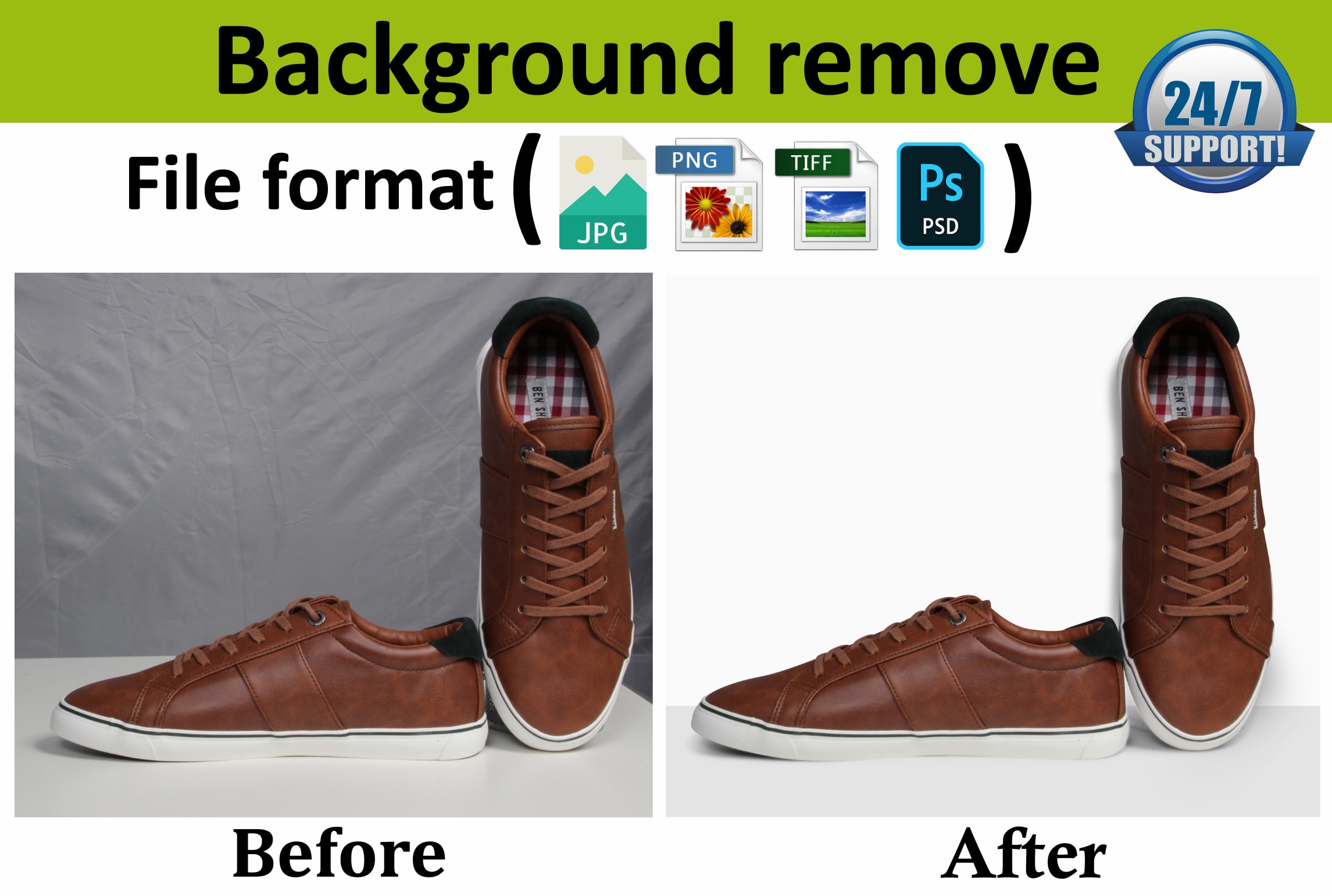 I will do ecommerce product photo editing for online shop