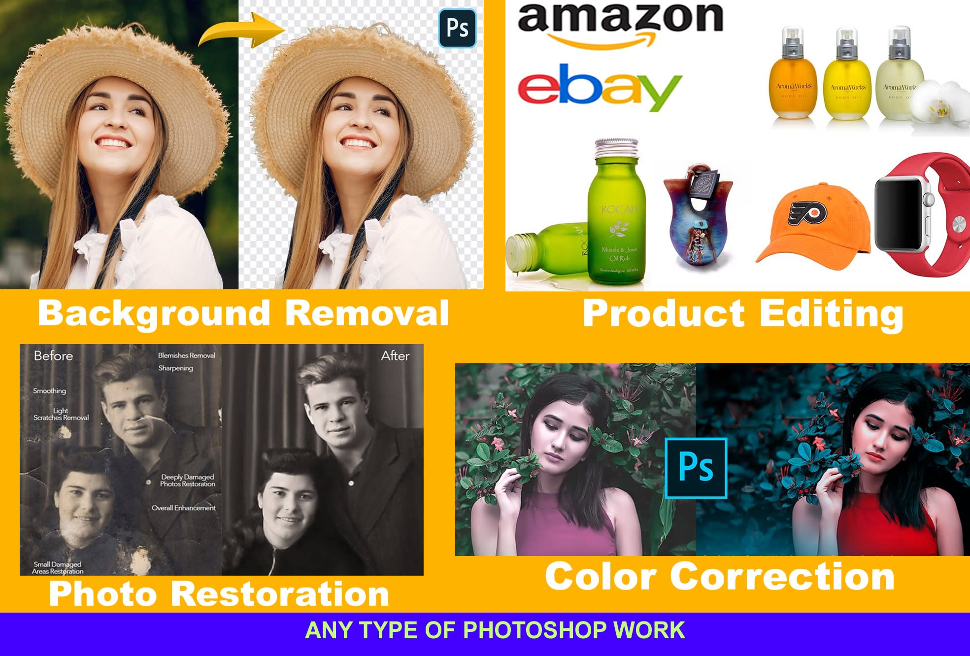  I will edit photoshop professionally beautifully