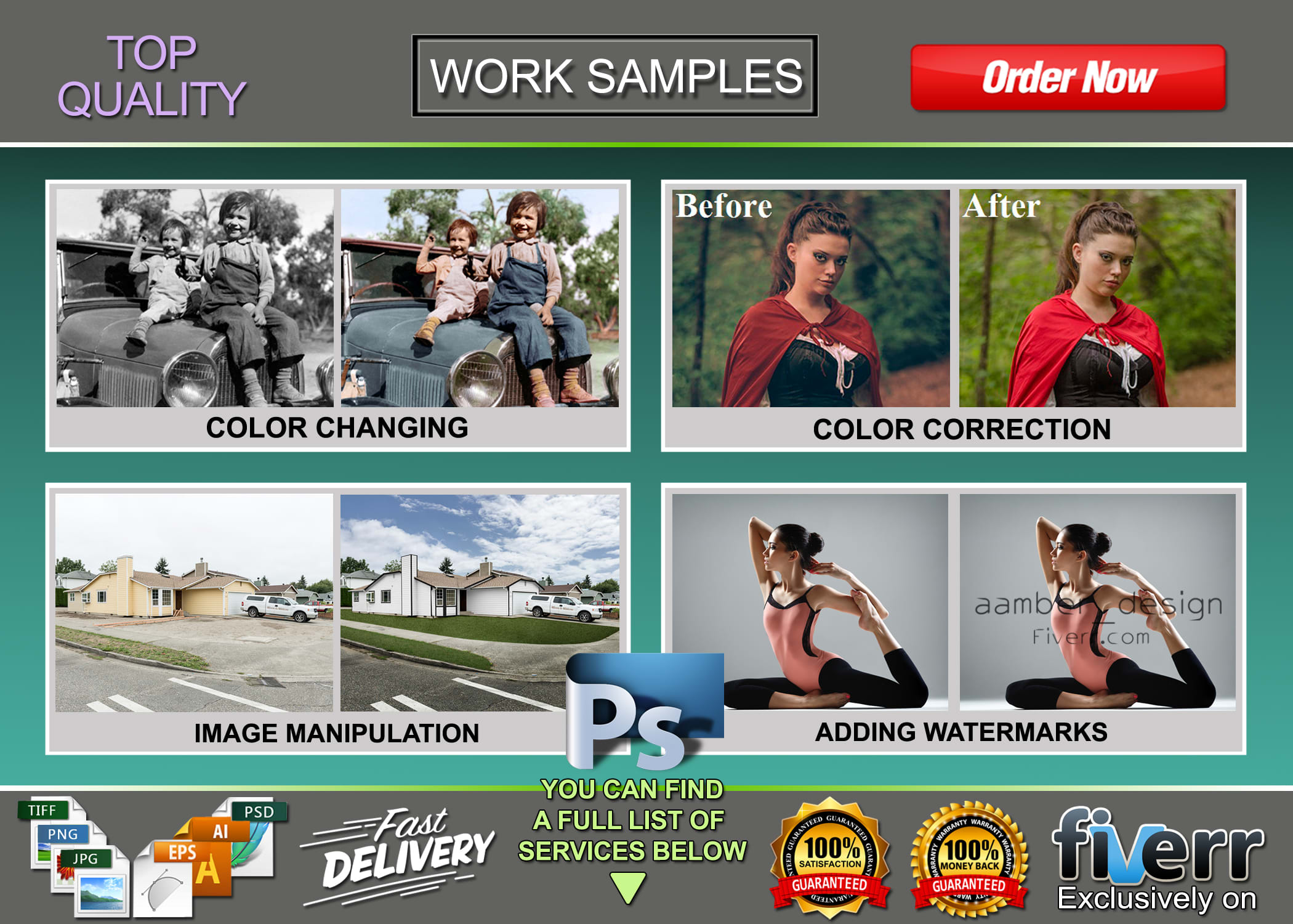 I will do any photoshop job within 6 hrs