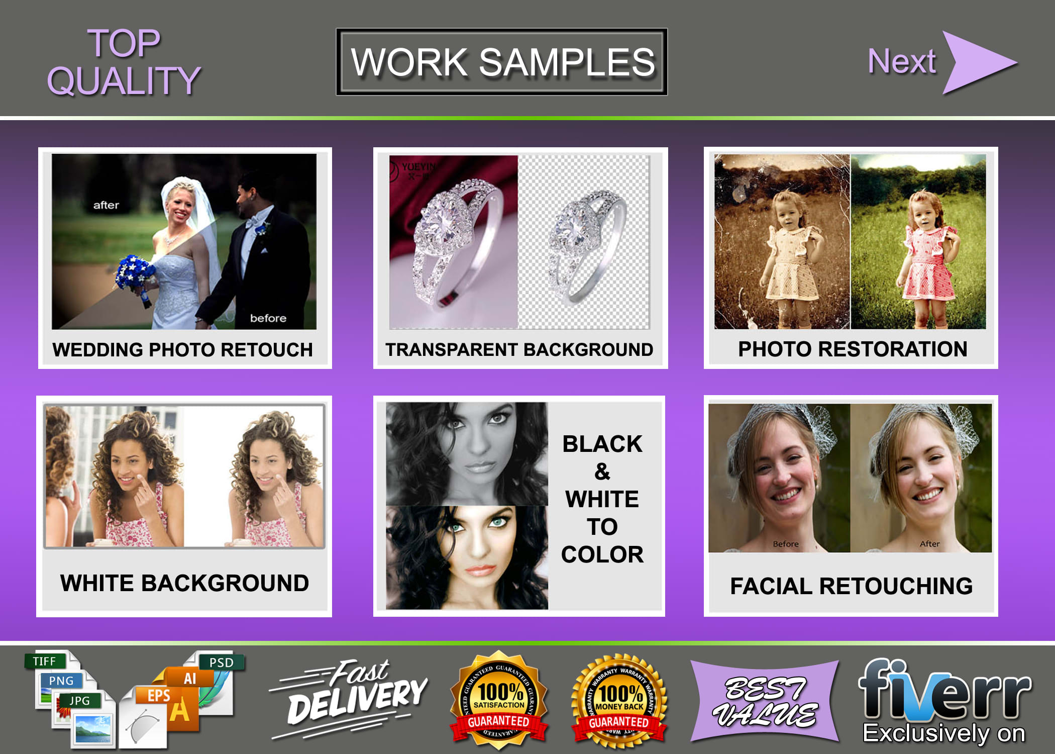 I will do any photoshop job within 6 hrs