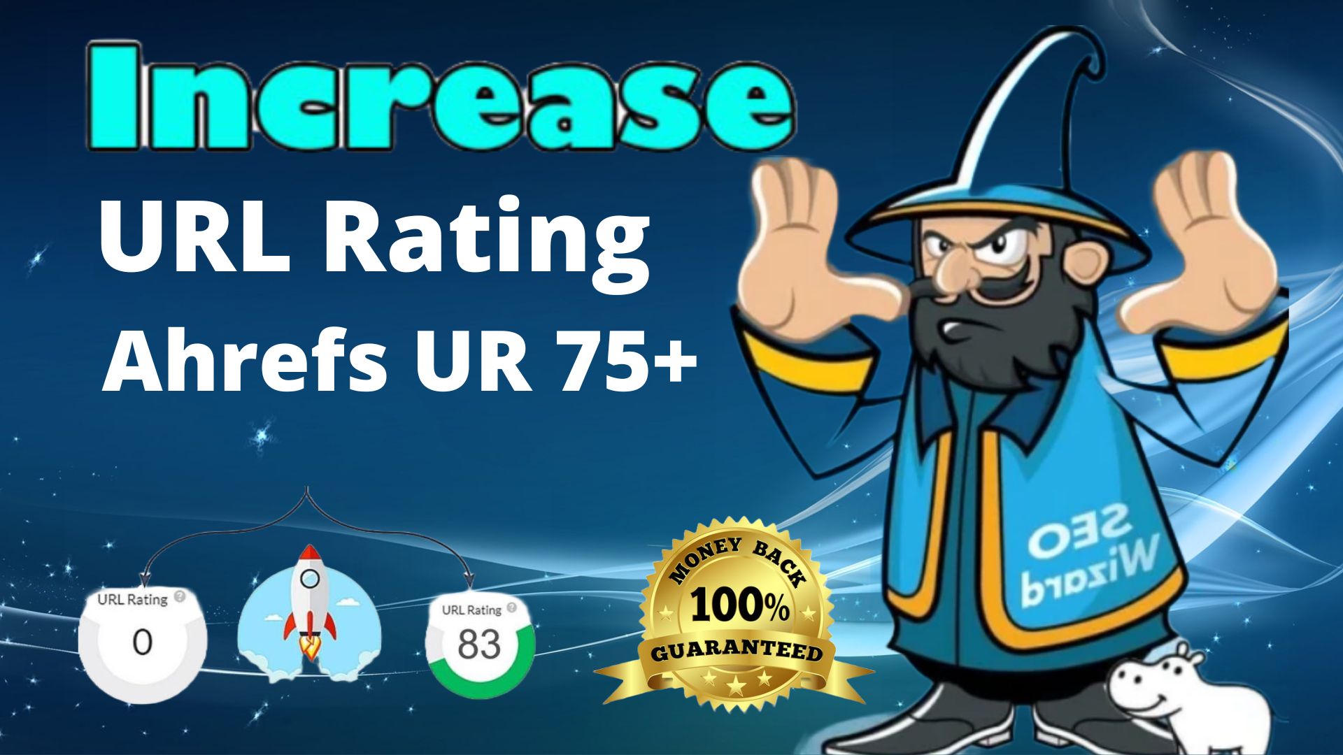 Increase URL Rating Ahrefs UR 75+ plus within 7 days