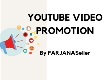 High Quality YouTube Video Promotion with Organic Audience for $3