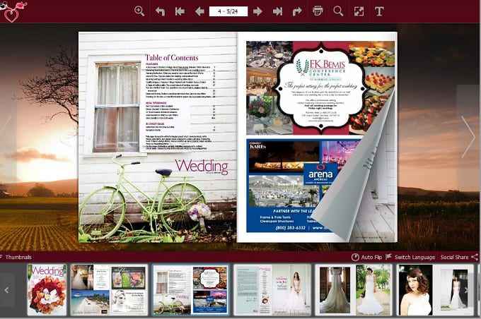 I will make a digital flip book of your brochure, catalog, magazine, portfolio, album