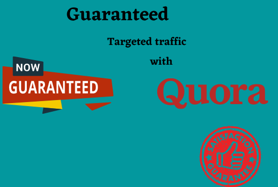 Guaranteed targeted traffic with 35 Quora answer
