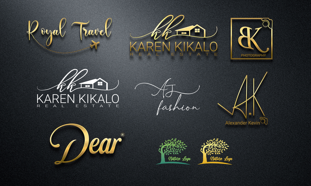 I will design luxury signature, handwritten, photography logo