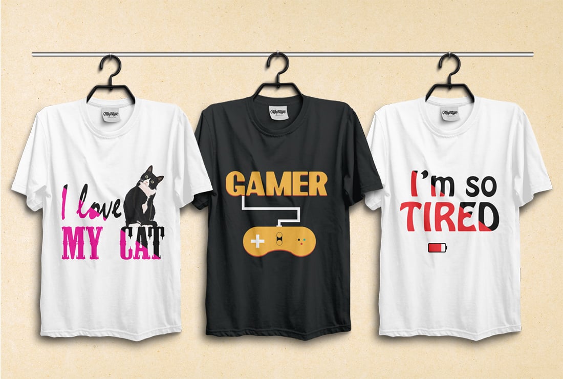 I will do an amazing typography t shirt design