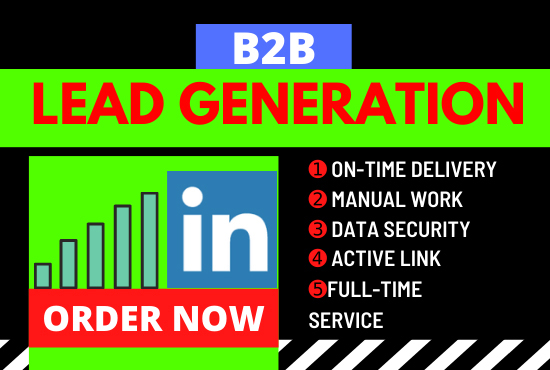 I will generate b2b LinkedIn lead generation