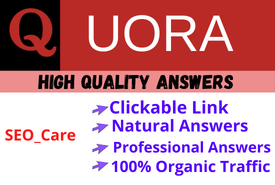 I will Raise your website by 20 quora answers with backlinks