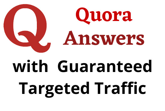 I will Promote your Website by 5 Quora Answers with Contextual link