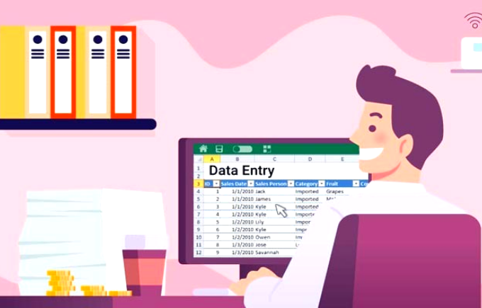 I Will do data entry email web scraping data collection typing