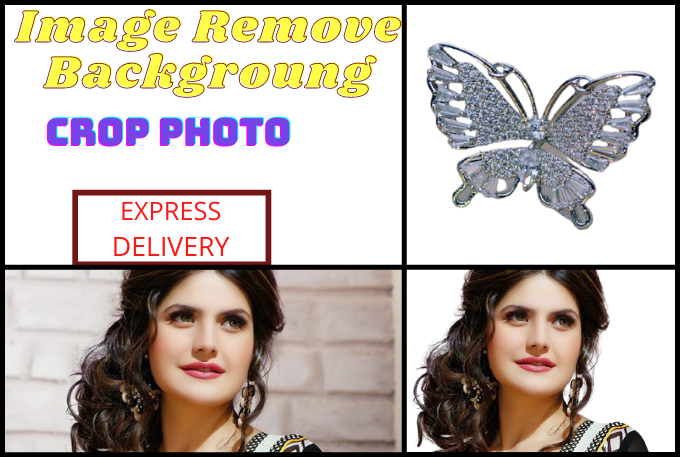 I will remove image background, crop images, photo