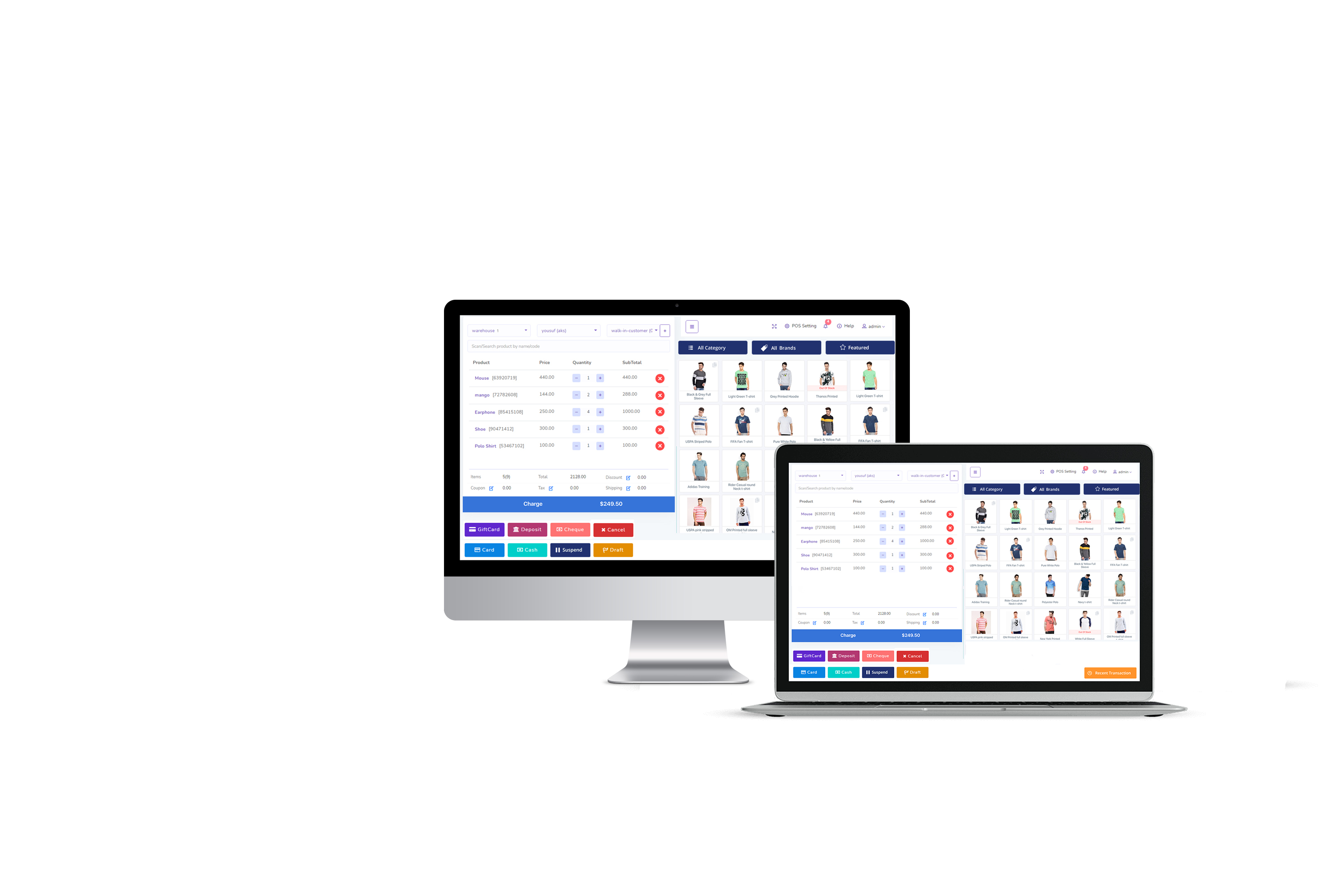 I will install modern pos software with advance accounting inventory stock management