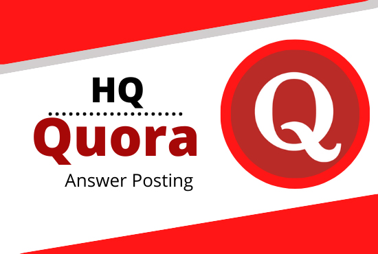 I WILL Promote your website by high quality 5 Quora answers with your keyword and URL 