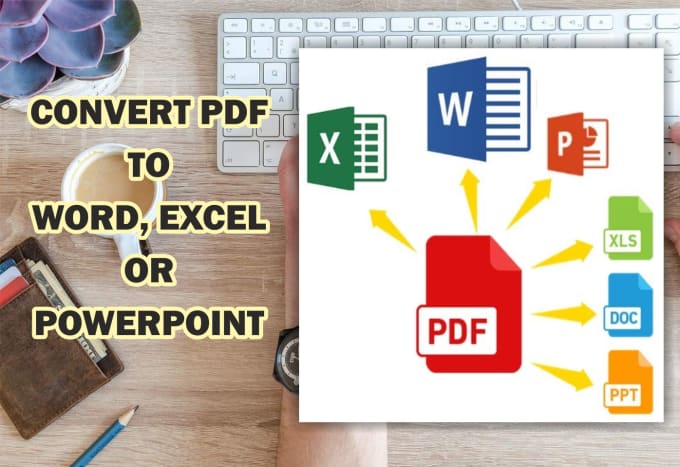 I will convert PDF to word, pdf to excel, copy paste, data entry