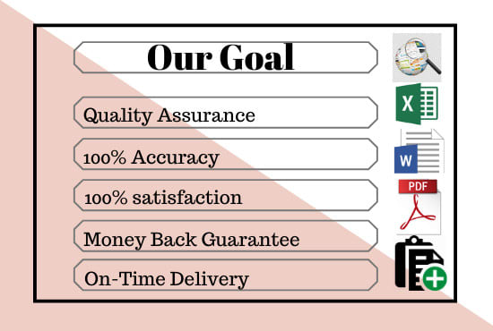 I will do data entry, copy paste, excel data entry, typing work, virtual assistant