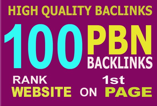 I will 100 PBN DA 30 TO 40 HomePage high quality permanent Dofollow backlinks