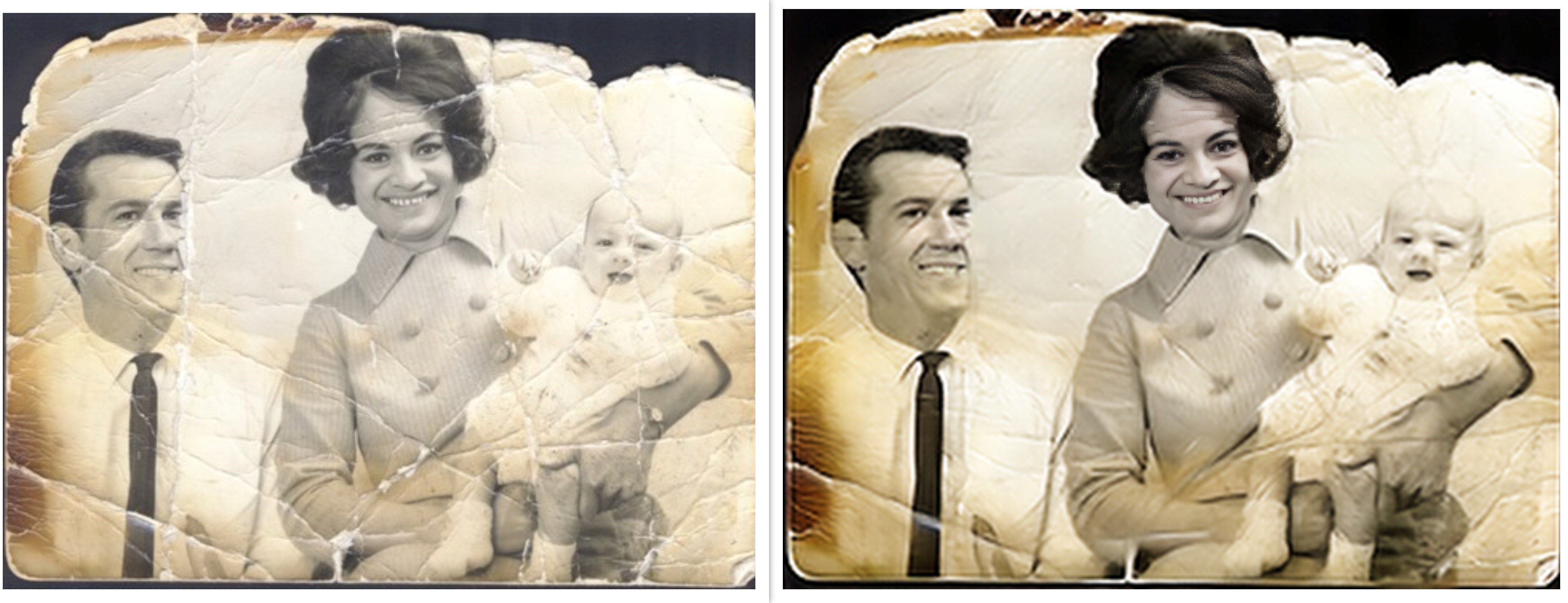 Restore image, Professional photo restoration