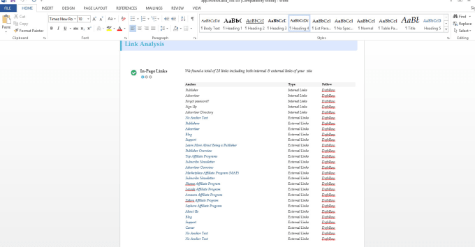 I will provide complete SEO report with Dofollow Backlinks