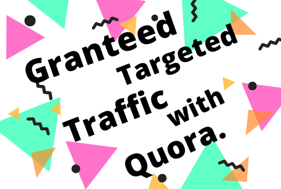 I promote your website with 20 quora answers 