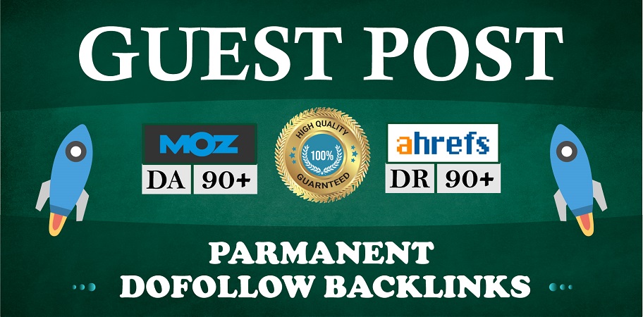 Guest Post on DA 90+ website with parament DoFollow Links