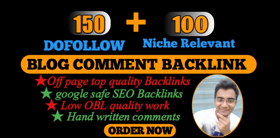 Provide high DA Dofollow and niche relevant blog comments backlinks