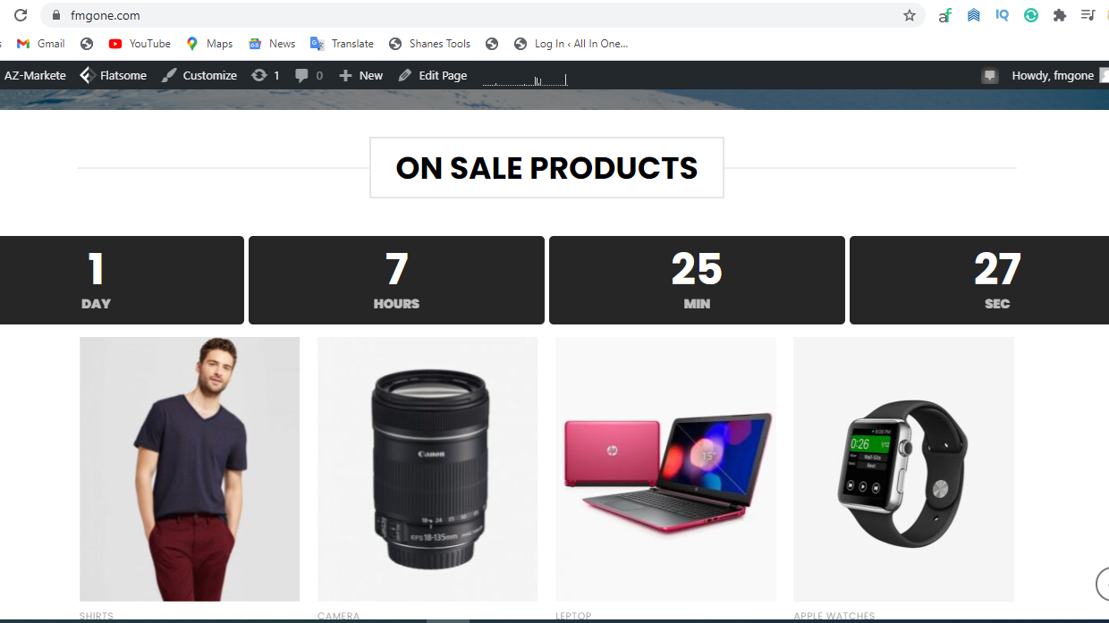 create and design ecommerce wordpress website