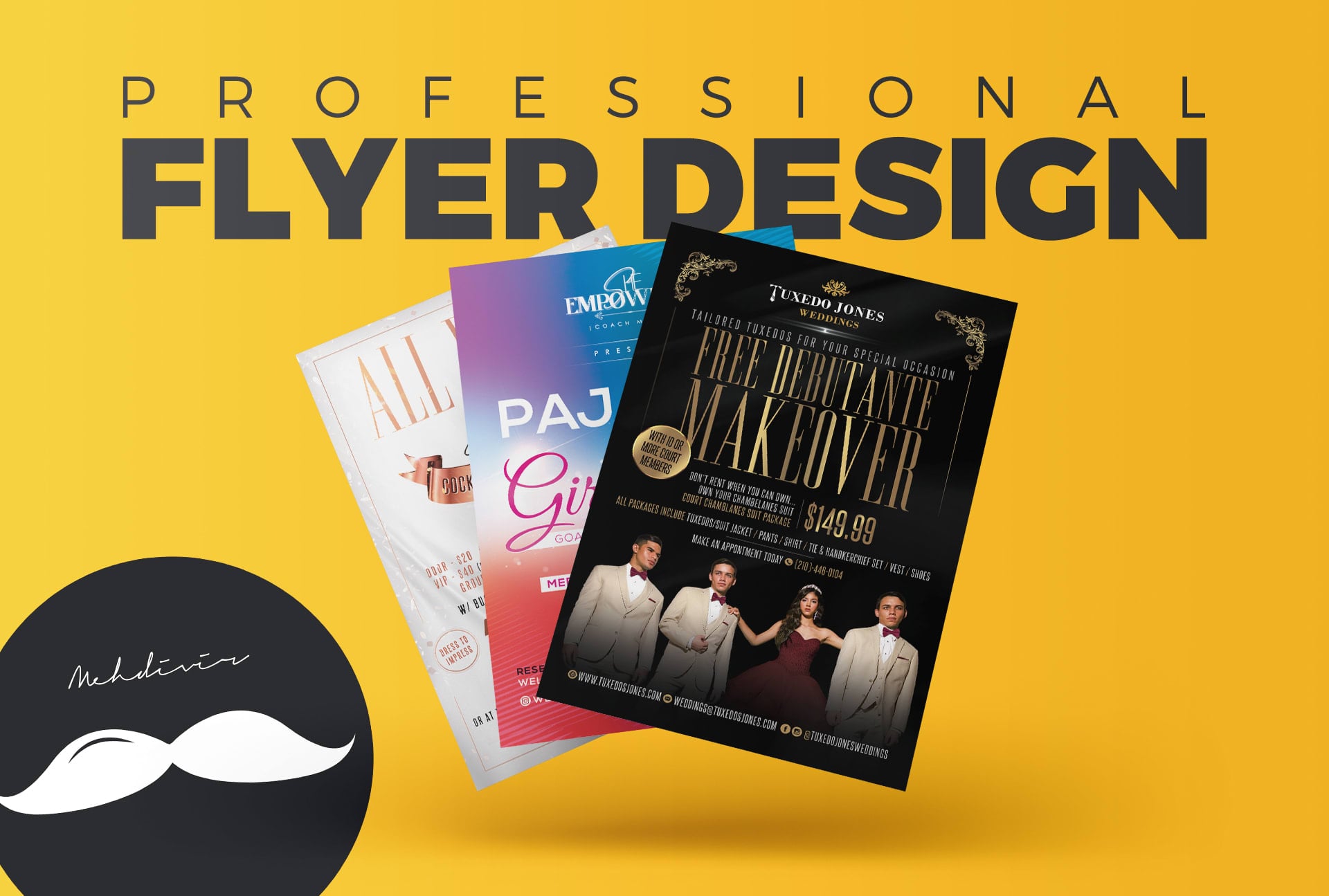 I will design an awesome flyer for you.