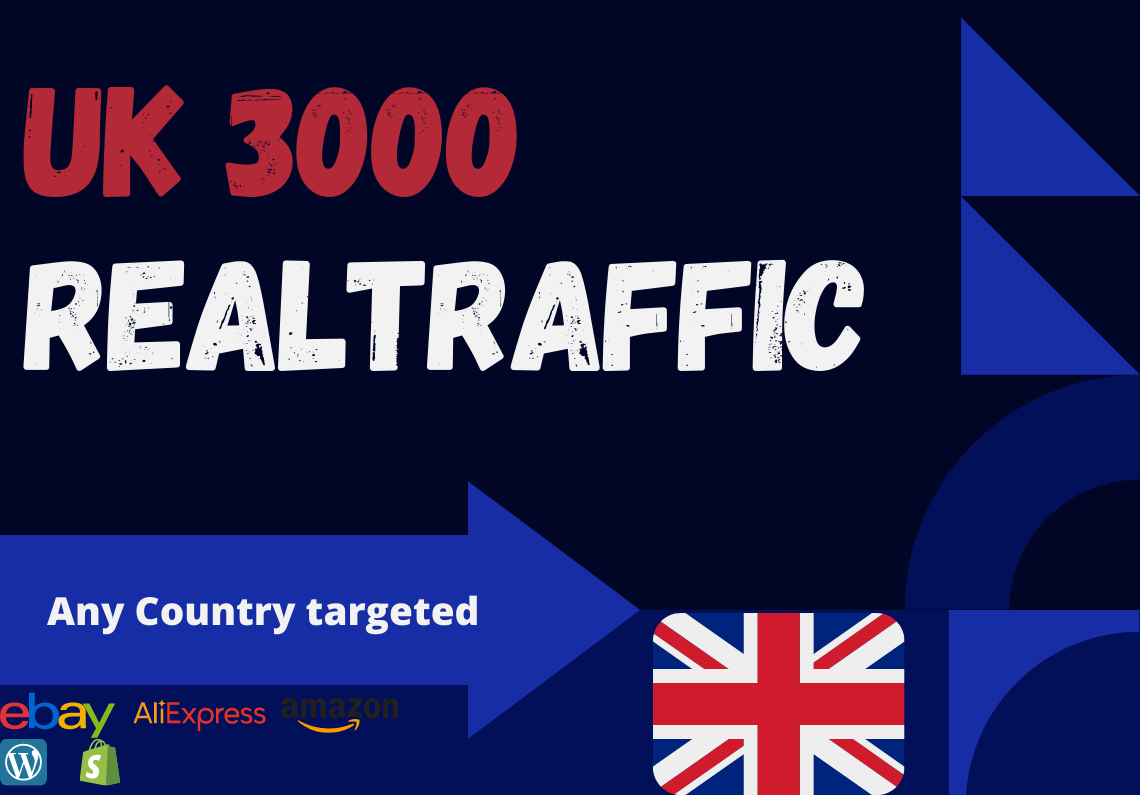 UK website Real person 3000 traffic low bounce rate g...