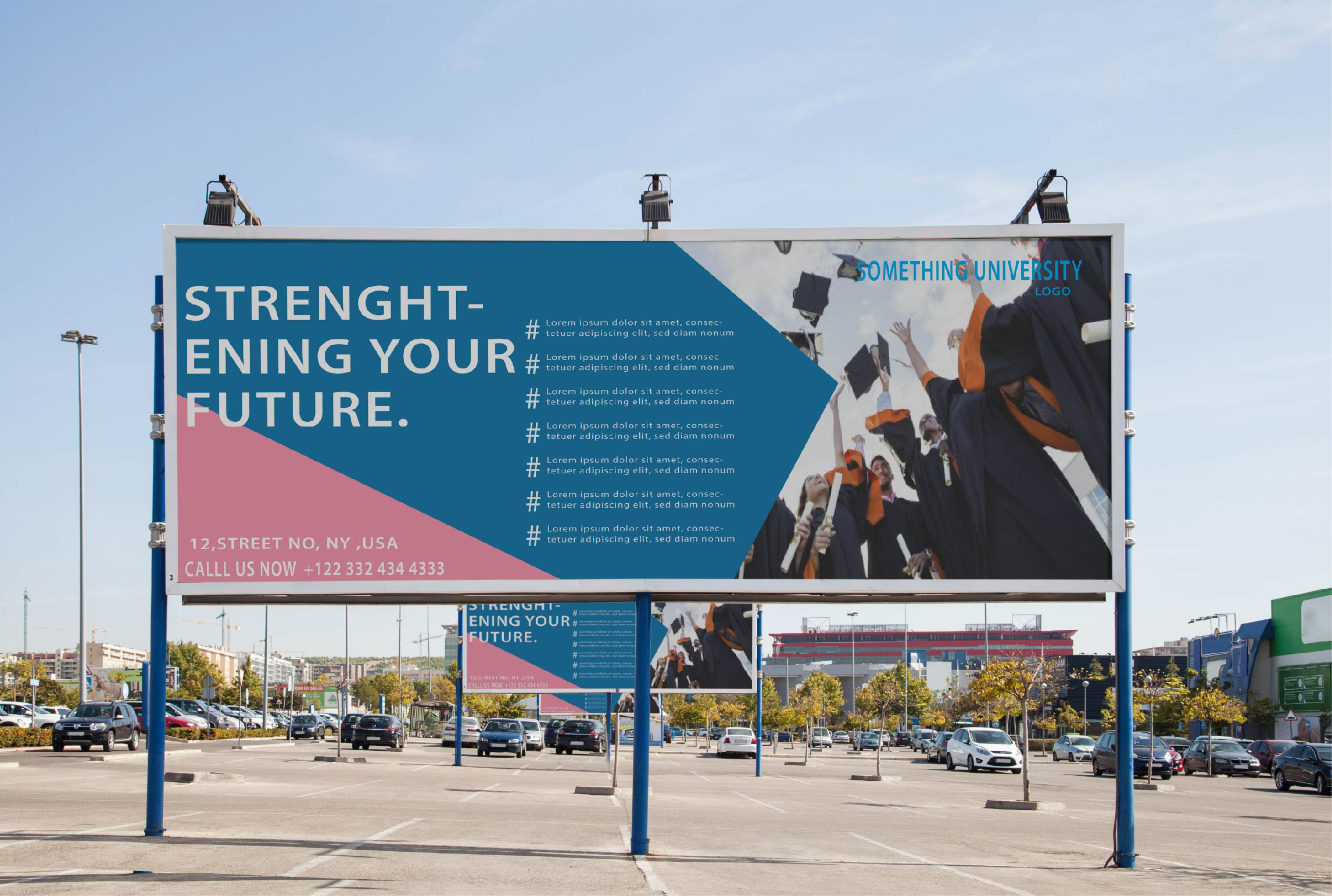 I will do impactful billboard and rollup banner design for you