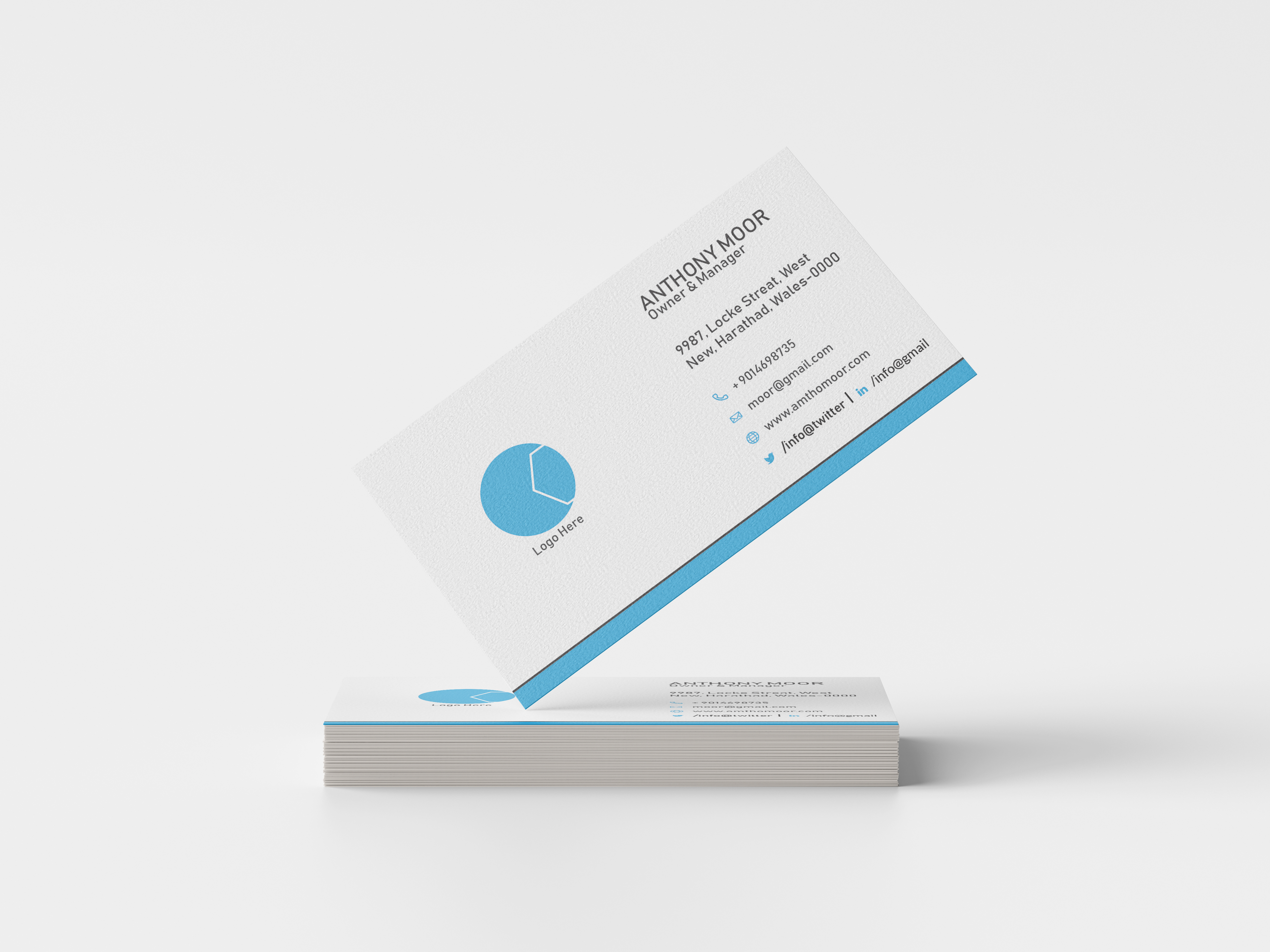 Eye Chachy unique professional business card within 24 hours