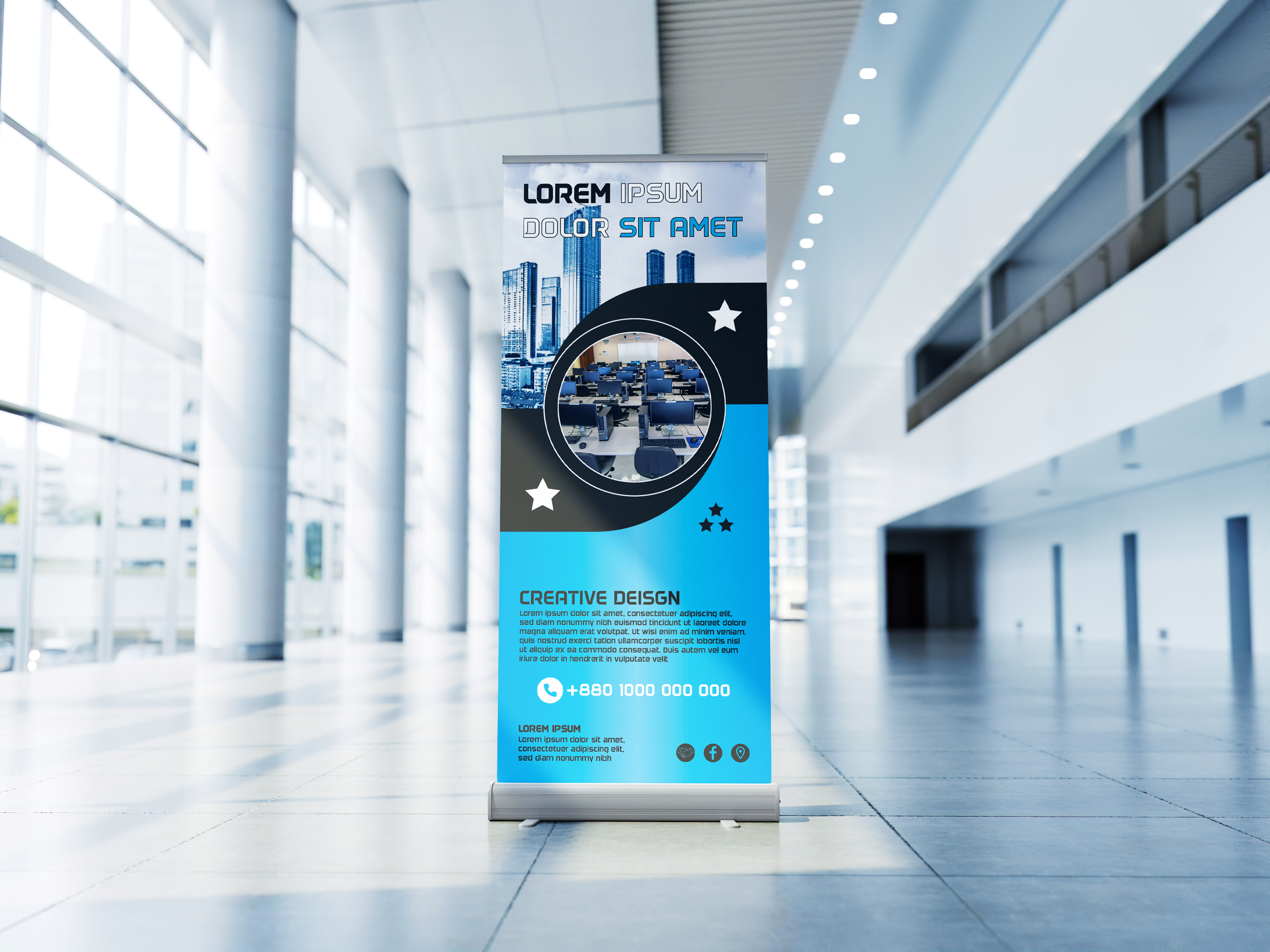 I will do awesome Roll up Banner Design