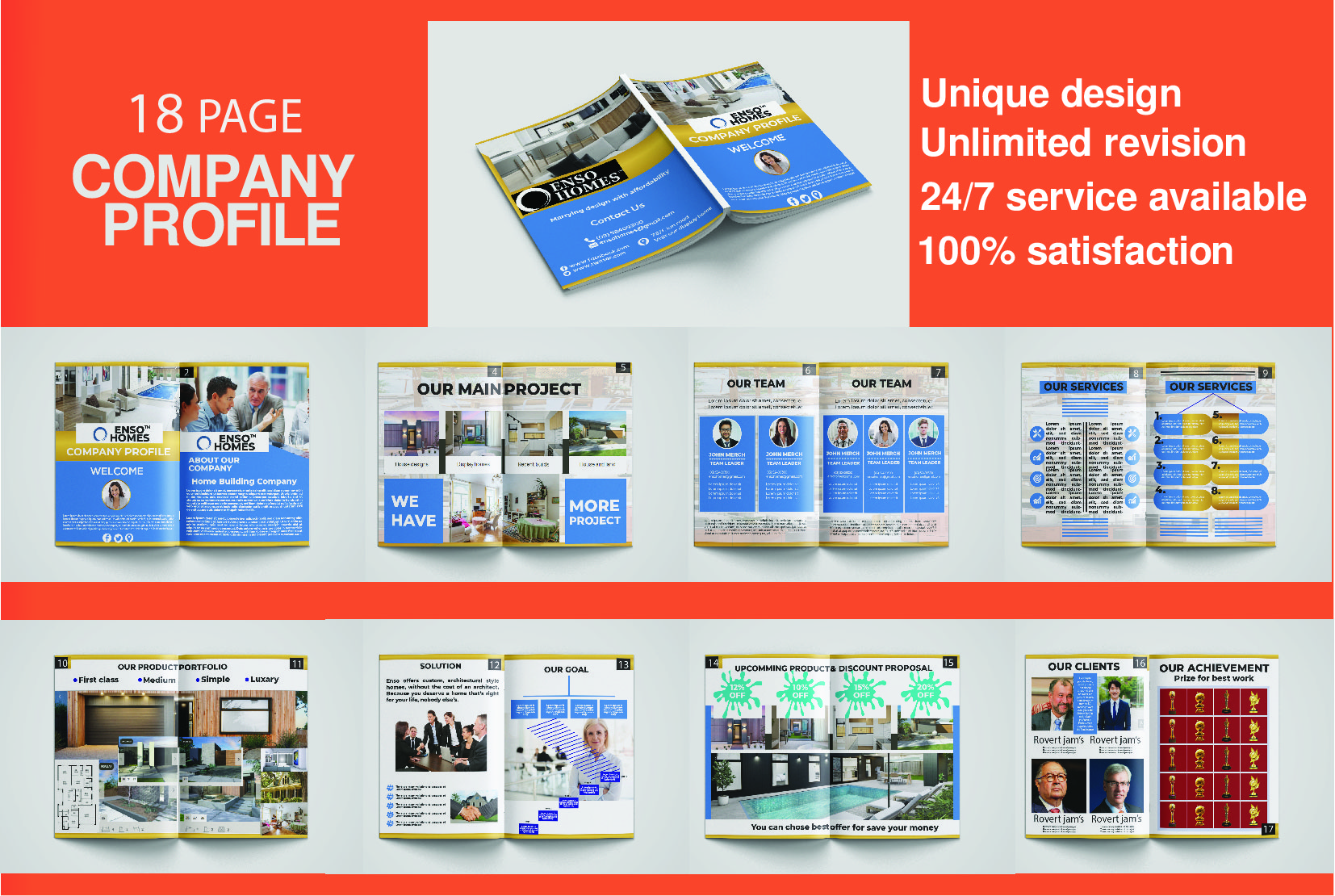 I will design company flyer/brochure