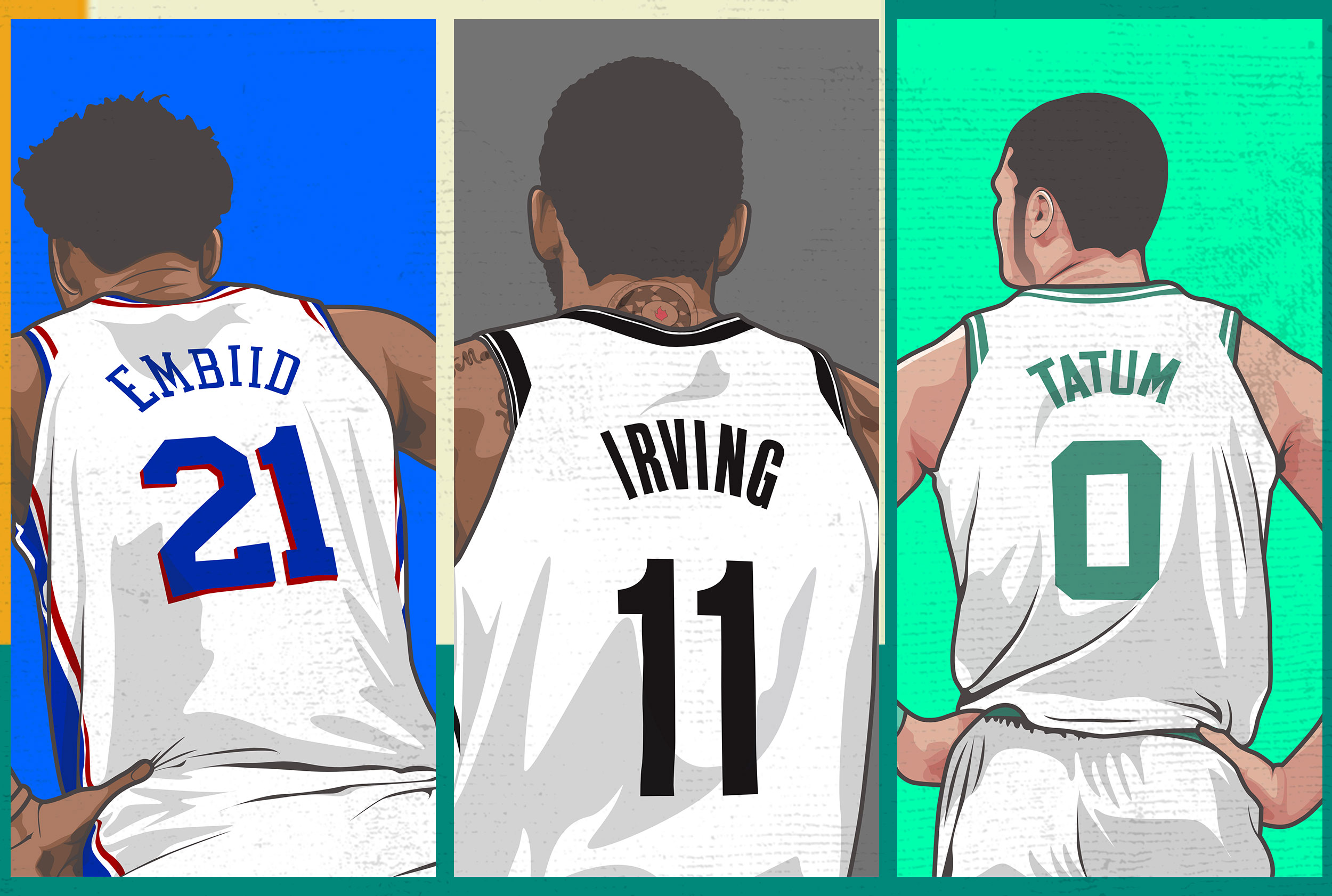 I WILL TURN YOUR PHOTO INTO ATTRACTIVE SPORTS CARTOON VECTOR ART