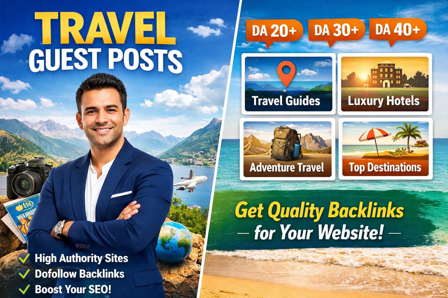 I Will Publish High Authority Travel Guest Posts With Dofollow Backlinks