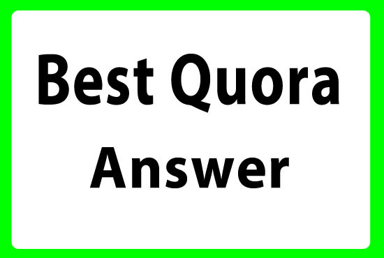 Provide best Quora 10 answer with backlinks